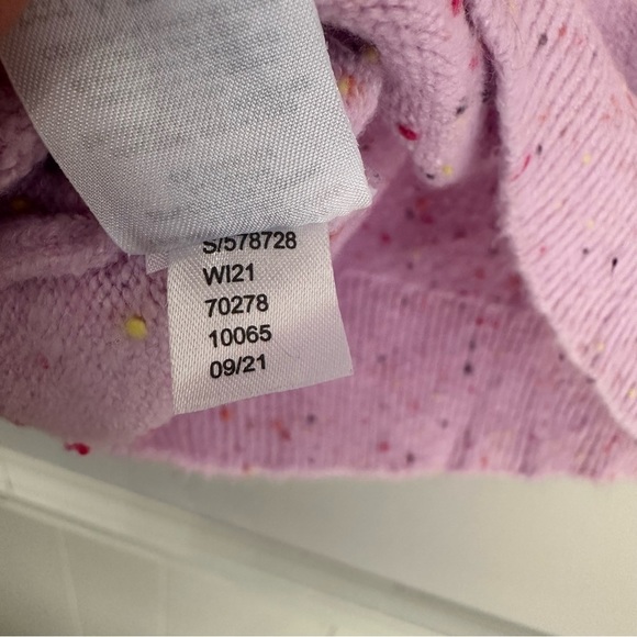 Loft Women's Light Pink Flecked Cowl Neck Sweater Size S GUC - Picture 8 of 9